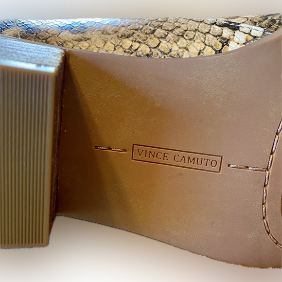 Vince Camuto Snake Print Booties - Picture 4 of 6